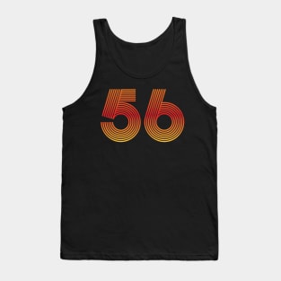 56 Retro Number Vintage Age Tank Top